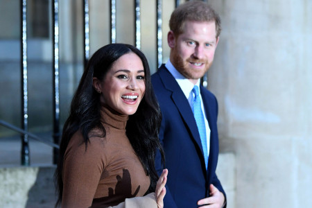 Prince Harry and Meghan Duchess of Sussex visit to Canada House, London, UK - 07 Jan 2020